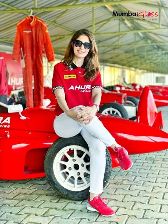 Aditi Patankar, Aditi Patankar Gupta, Mrs India UK, Owner of Mrs India UK, Ahura Racing, Mumbai Mom, women in sports, F4 racer, car racing, women in car racing, car racing India, Women in car racing India